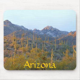 Arizona do Mousepad de Cactus Winter