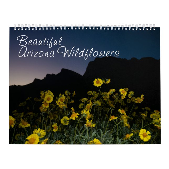 Arizona Flores selvagens grande calendário de duas (Capa)