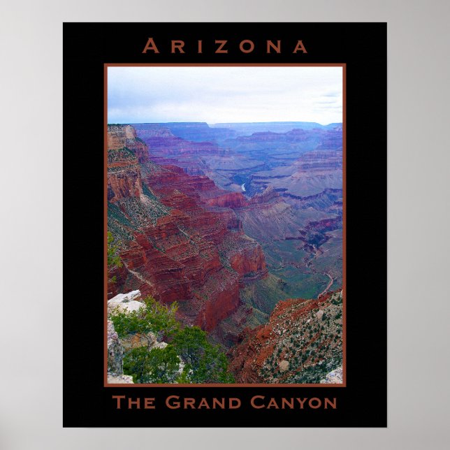 Arizona Grand Canyon South Rim Poster (Frente)