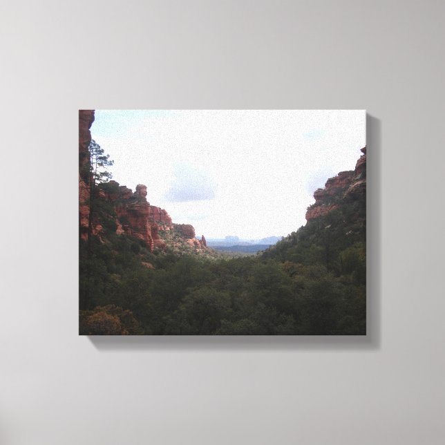 Arizona Impressão de Sedona Red Rocks Canvas (Frente)