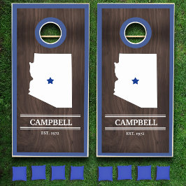 Arizona O Nome Da Sua Família Woodgrain Personaliz