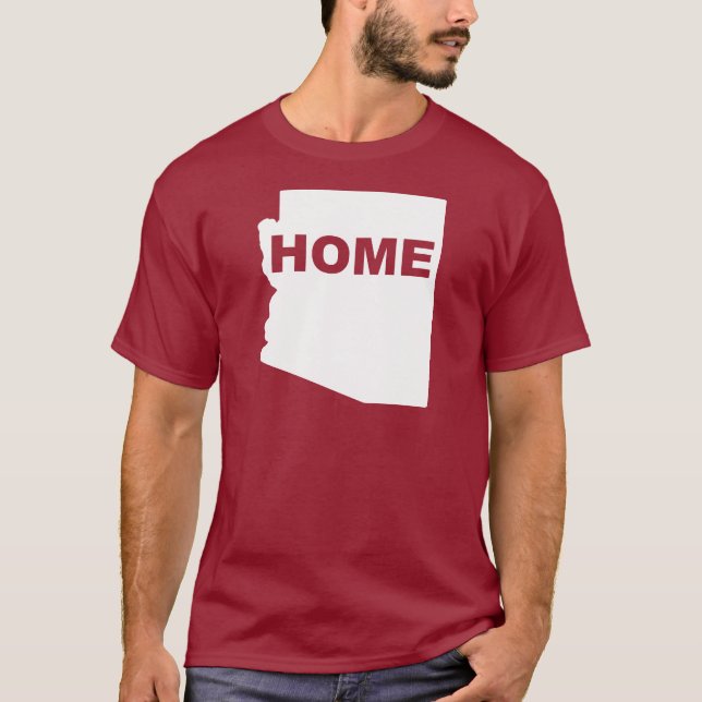 Arizona Para Casa A Partir De Camisetas Estaduais  (Frente)