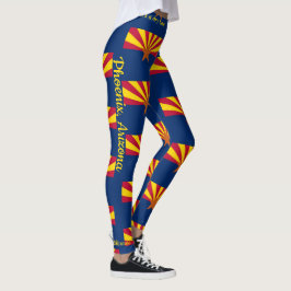Arizona Personaliza Leggings Calças em Corrente Mu