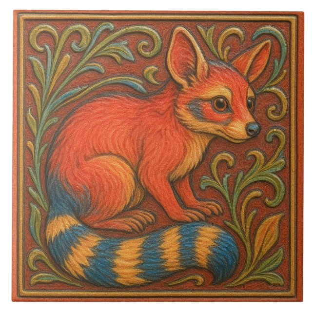 Arizona Ringtail - Azulejo cerâmico (Frente)
