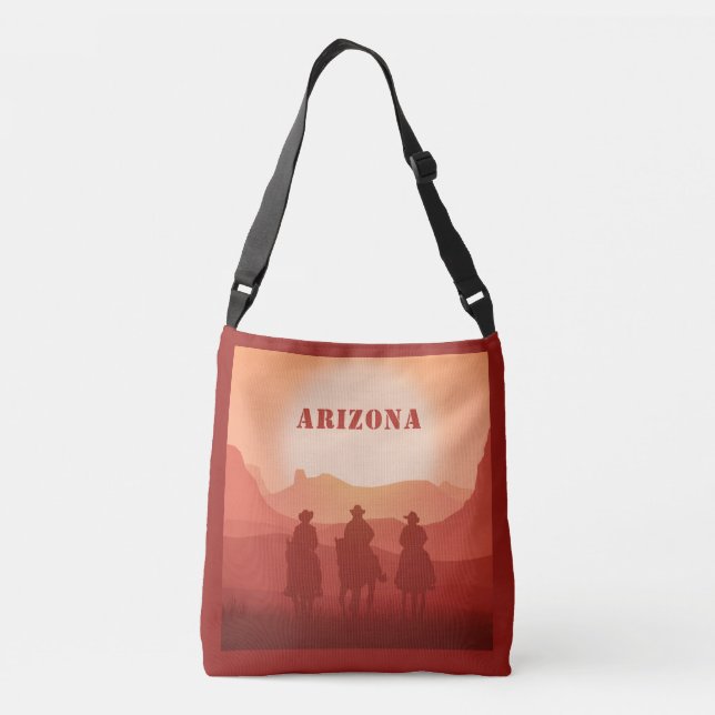Arizona Sunset bolsas de texto personalizado (Verso)