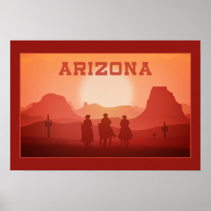 Arizona sunset poster 1