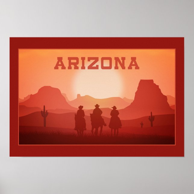 Arizona sunset poster 1 (Frente)