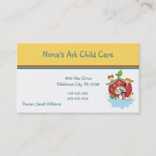 Ark Child Care Cartão de visita