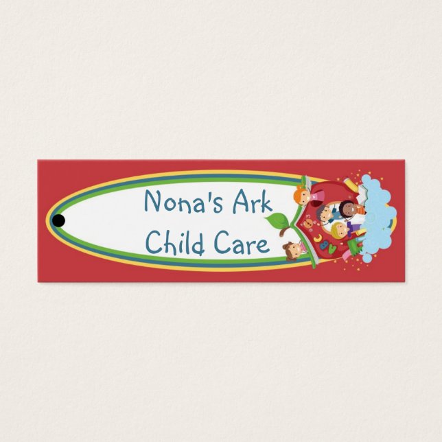 Ark Child Care Hang Tag (Frente)