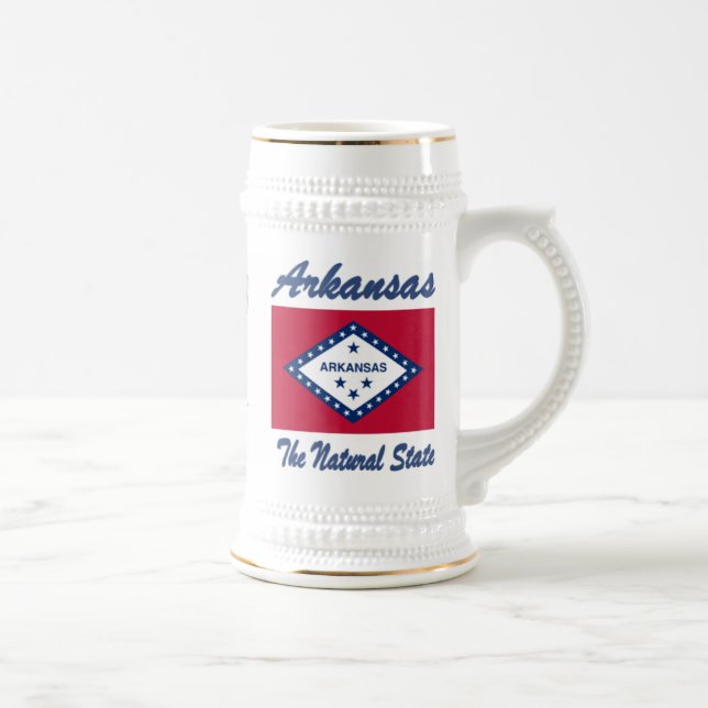 Arkansas a caneca de cerveja da cerveja do estado (Direita)