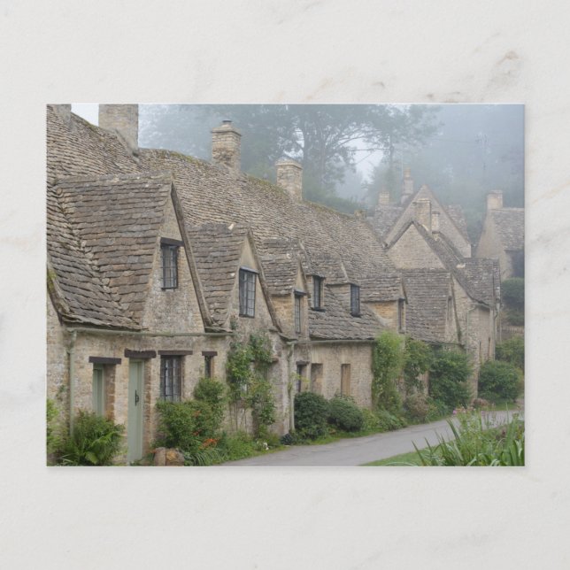 Arlington Row, cartão postal Bibury (Frente)