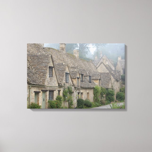 Arlington Row, impressão de tela de Bibury (Frente)