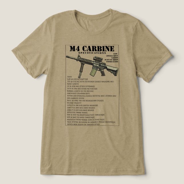 Arma de Infantaria Carabina M4 (Design frontal)