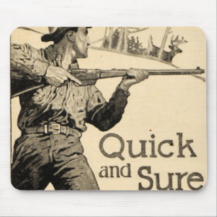 Arma Mousepad certo rápido do anúncio do rifle d