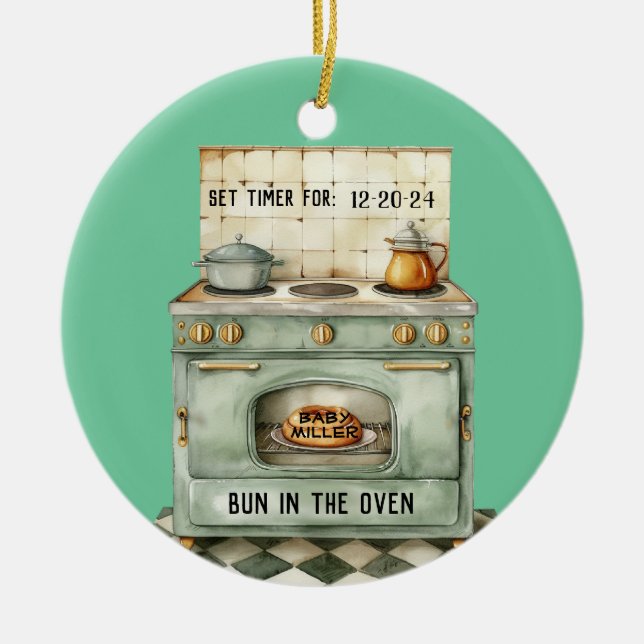 Arma no Ornamento Forno Personalizado (Frente)