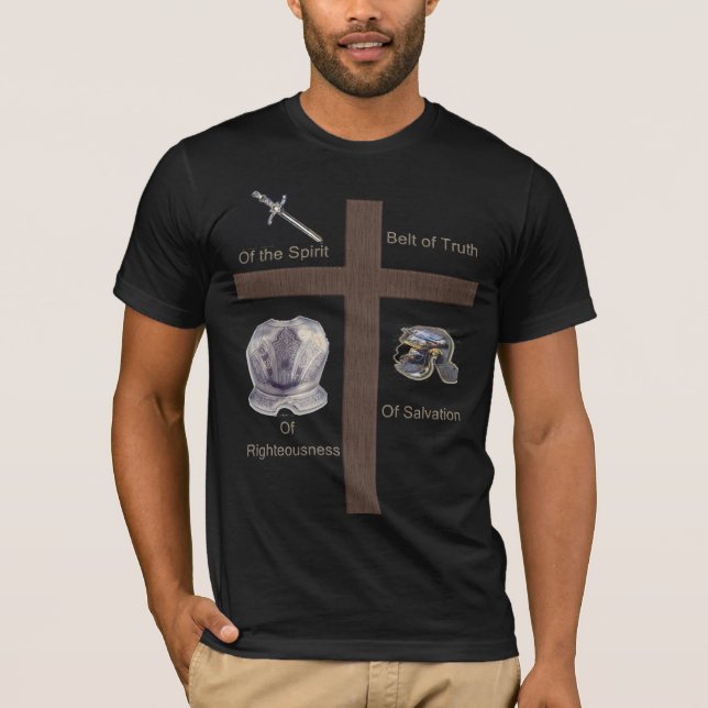 Armadura de cheio de camiseta de Deus (Frente)