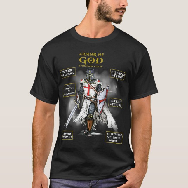 Armadura de Deus Camisa Cristã (Frente)