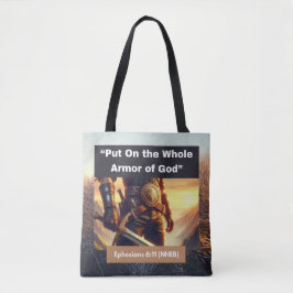 Armadura Inteira da Coleção de Deus - Tote Bag