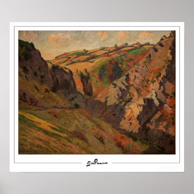 Armand Guillaumin Zedign Art Poster nº 15 (Frente)