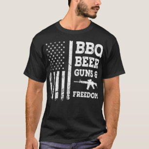 Armas De churrasco E Camiseta Essencial Para A Lib