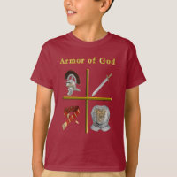 Armor de camisetas de Deus