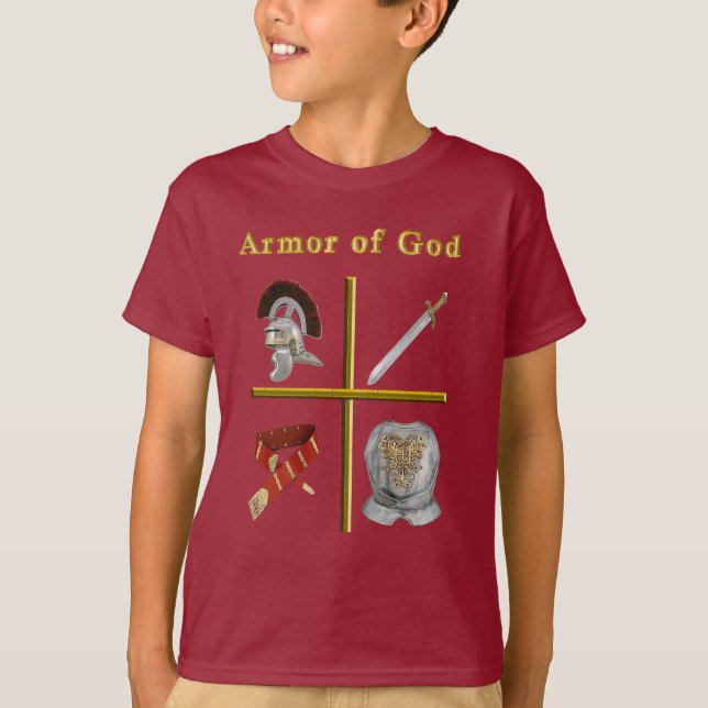 Armor de camisetas de Deus (Frente)