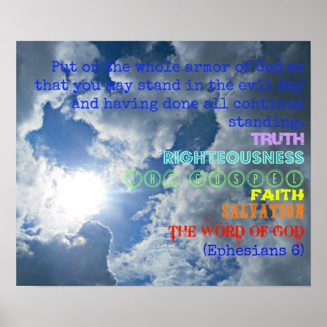 Armor de Deus poster (Frente)