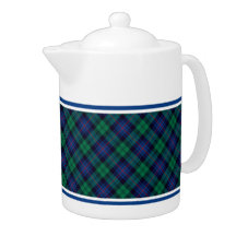 Armstrong Family Tartan Royal Blue e Xadrez Verde
