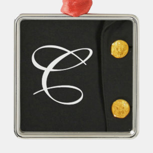 ARMY Classe A Dre Monograma Uniforme Ornamento Ini