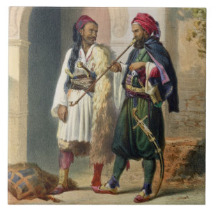 Arnaout e soldados Osmanli em Alexandria, illust