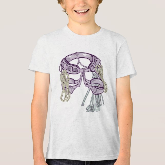 Arnês e equipamento para trepagem (Frente)