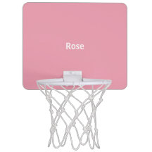 Aro de basquetebol personalizada do rosa