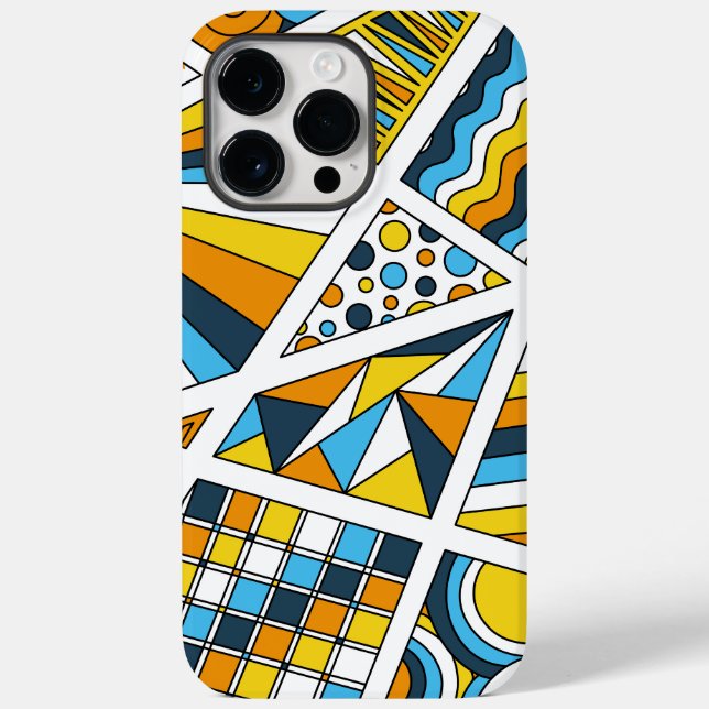 AroAce Pride Zen Doodle Sinalizador sunset Moderno (Verso)