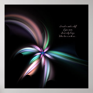 Aroma - arte do Fractal, poster