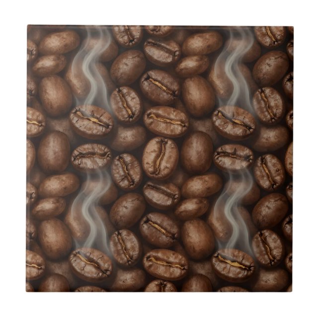 Aroma de Vapor de Grãos de Café Frescos Torrados (Frente)