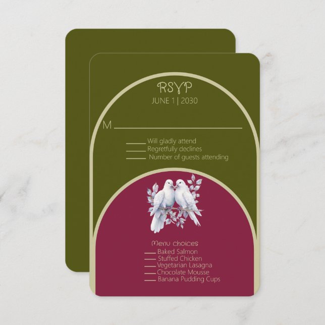 Aros De Rodos Oliva Verde Burgundy Amarelo Arquead (Frente/Verso)