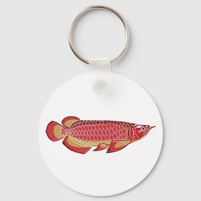 Arowana Button Chaveiro (Frente)