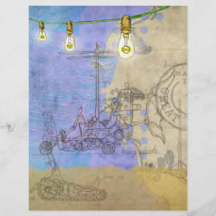 Arquiteto de Lâmpada Edison Mecânica Steampunk