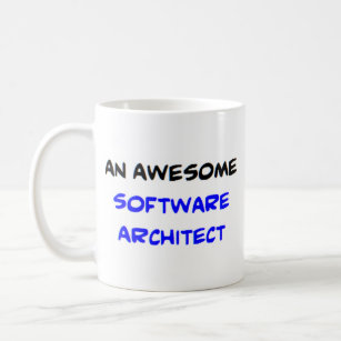 arquiteto de software2, caneca de café incrível