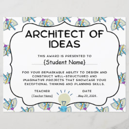 Arquiteto do Prêmio de Reconhecimento de Estudante