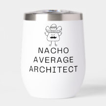 Arquiteto Engraçado Nacho Médio Pun Bigode Fofo