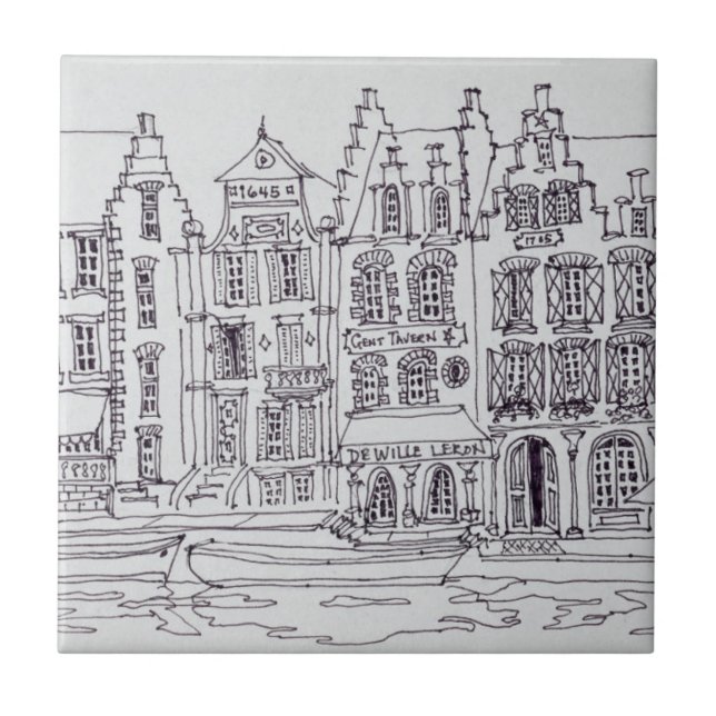 Arquiteto flamengo em frente, Gand, Bélgica (Frente)