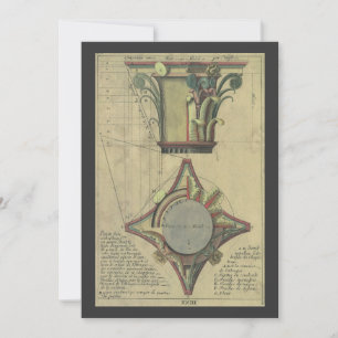 Arquitetura Antiga, Coroa de Capital Decorativa