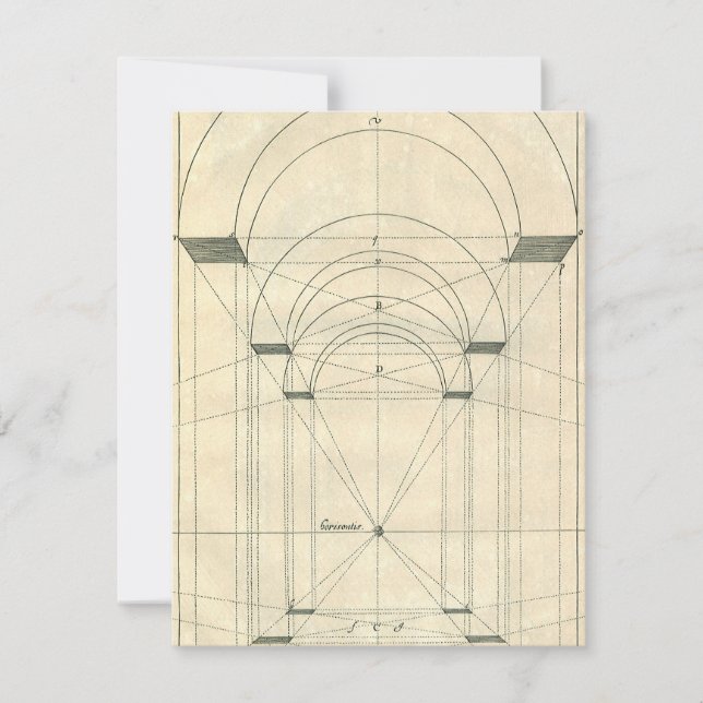 Arquitetura Antiga, Perspectiva de Arco Renascenti (Frente)