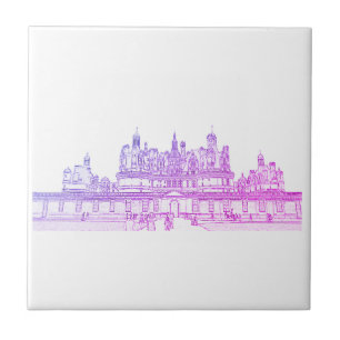 Arquitetura Château de Chambord França Sketch