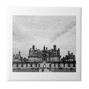 Arquitetura Château de Chambord França Sketch