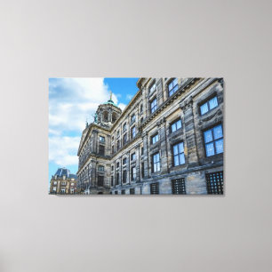 "Arquitetura de Amsterdã", Canvas Holland Wall Ar