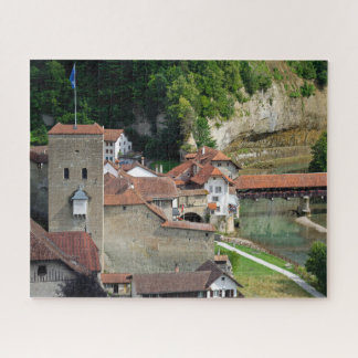 Arquitetura medieval Fribourg Jigsee Quebra-cabeça