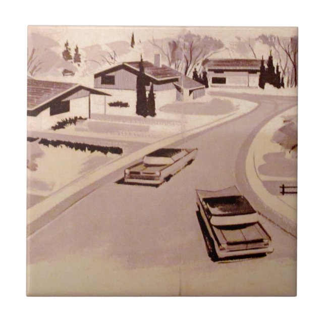 Arquitetura moderna do Midcentury (Frente)