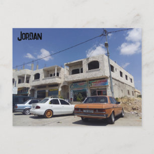 Arquitetura na Jordânia - cartão postal